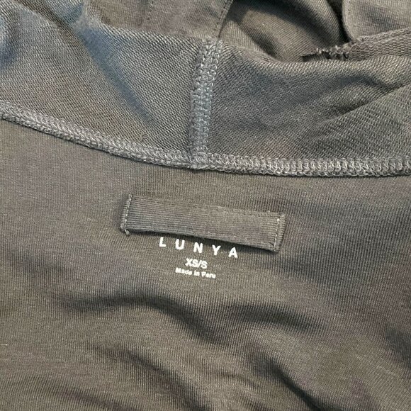 Lunya Wrap The Robe Loungewear Dress Long Sleeve Gray Size XS / S - Picture 13 of 15